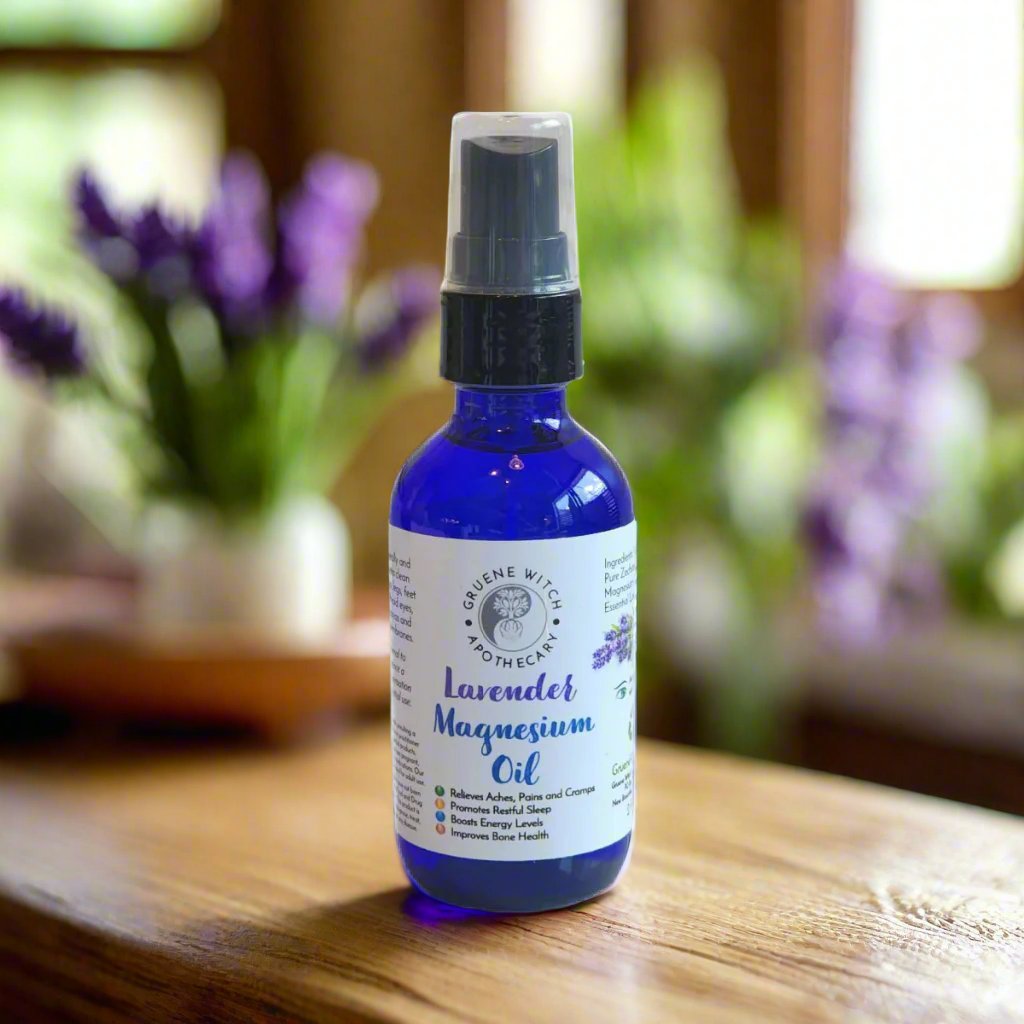 spray lavender oil on plants Magnesium Oil Spray