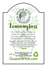 Load image into Gallery viewer, Foaming Hand Soap - Lemongrass