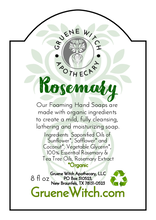 Load image into Gallery viewer, Foaming Hand Soap - Rosemary