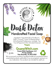 Load image into Gallery viewer, Handcrafted Soap - Dark Detox Facial Bar