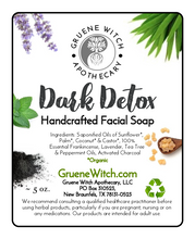 Load image into Gallery viewer, Handcrafted Soap - Dark Detox Facial Bar