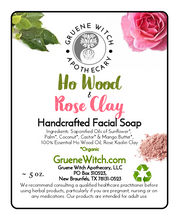 Load image into Gallery viewer, Handcrafted Soap - Ho Wood & Rose Clay Facial Bar