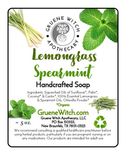 Load image into Gallery viewer, Handcrafted Soap - Lemongrass Spearmint