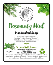Load image into Gallery viewer, Handcrafted Soap - Rosemary Mint