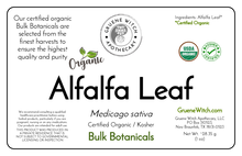 Load image into Gallery viewer, Bulk Botanicals - Alfalfa Leaf