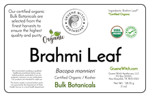 Load image into Gallery viewer, Bulk Botanicals - Brahmi Leaf