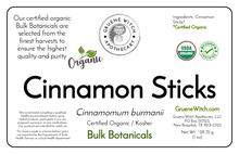 Load image into Gallery viewer, Bulk Botanicals - Cinnamon Sticks