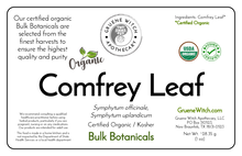 Load image into Gallery viewer, Bulk Botanicals - Comfrey Leaf