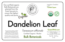 Load image into Gallery viewer, Bulk Botanicals - Dandelion Leaf