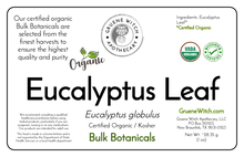 Load image into Gallery viewer, Bulk Botanicals - Eucalyptus Leaf