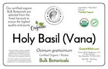 Load image into Gallery viewer, Bulk Botanicals - Holy Basil, Vana