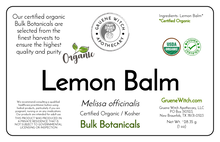 Load image into Gallery viewer, Bulk Botanicals - Lemon Balm