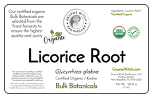 Load image into Gallery viewer, Bulk Botanicals - Licorice Root