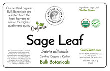 Load image into Gallery viewer, Bulk Botanicals - Sage Leaf