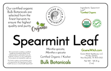 Load image into Gallery viewer, Bulk Botanicals - Spearmint Leaf