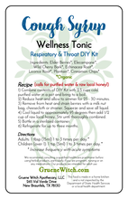 Load image into Gallery viewer, Cough Syrup Respiratory & Throat Wellness Tonic DIY Kit