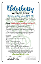 Load image into Gallery viewer, Elderberry Wellness Tonic - Immune System Support DIY Kit