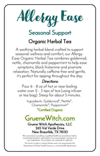 Load image into Gallery viewer, Organic Herbal Tea - Allergy Ease