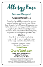 Load image into Gallery viewer, Organic Herbal Tea - Allergy Ease
