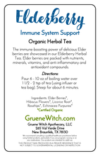 Load image into Gallery viewer, Organic Herbal Tea - Elderberry