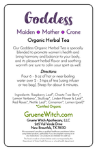 Load image into Gallery viewer, Organic Herbal Tea - Goddess