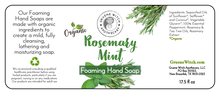 Load image into Gallery viewer, Foaming Hand Soap - Rosemary Mint