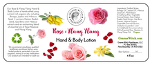 Load image into Gallery viewer, Hand & Body Lotion - Rose & Ylang Ylang
