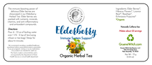 Load image into Gallery viewer, Organic Herbal Tea - Elderberry