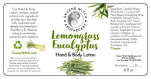 Load image into Gallery viewer, Hand & Body Lotion - Lemongrass Eucalyptus