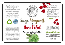 Load image into Gallery viewer, Smudging Mist - Sage Mugwort & Rose Petal