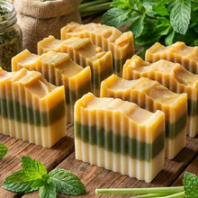 Load image into Gallery viewer, Handcrafted Soap - Lemongrass Spearmint