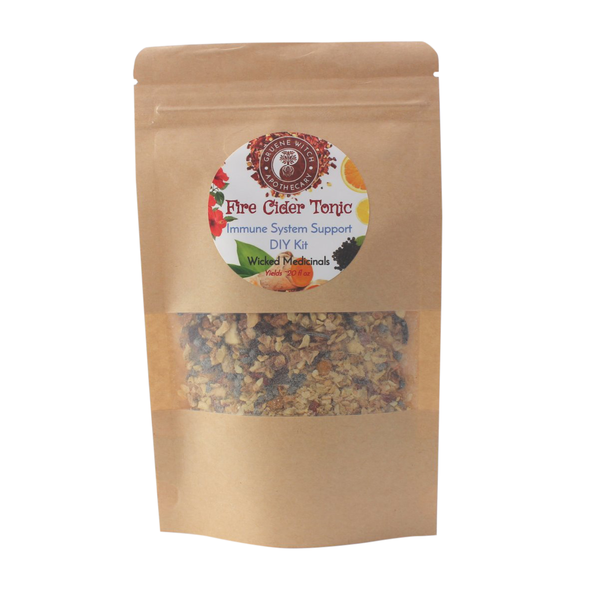 Fire Cider Wellness Tonic Immune System Support DIY Kit Gruene