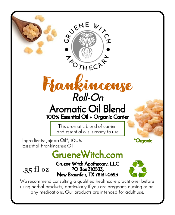 Roll-on Aromatic Oil Blend - Frankincense