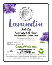 Load image into Gallery viewer, Roll-on Aromatic Oil Blend - Lavandin
