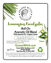 Load image into Gallery viewer, Roll-on Aromatic Oil Blend - Lemongrass Eucalyptus