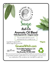 Load image into Gallery viewer, Roll-on Aromatic Oil Blend - Sage (Common)