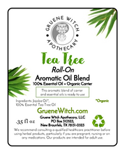 Load image into Gallery viewer, Roll-on Aromatic Oil Blend - Tea Tree