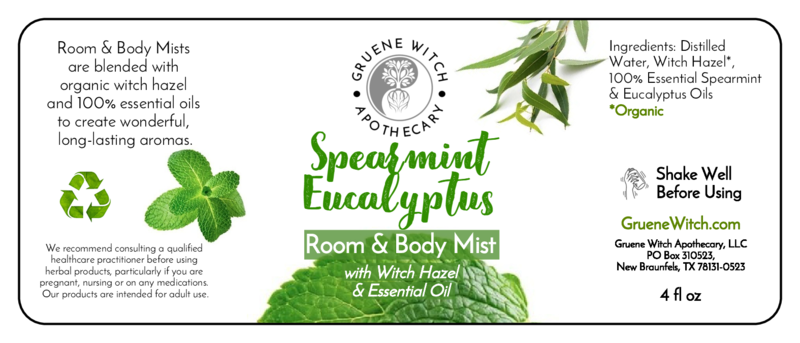 Room & Body Mist - Spearmint Eucalyptus