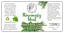 Load image into Gallery viewer, Hand &amp; Body Lotion - Rosemary Mint
