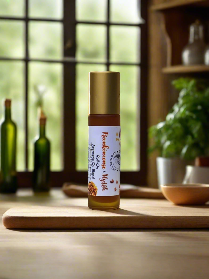 Roll-on Aromatic Oil Blend - Frankincense & Myrrh