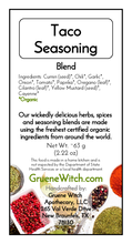 Load image into Gallery viewer, Witch&#39;s Garden Organic Herbs &amp; Spices - Taco Seasoning (Blend)
