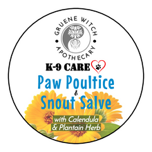 Load image into Gallery viewer, K-9 Care Paw Poultice &amp; Snout Salve
