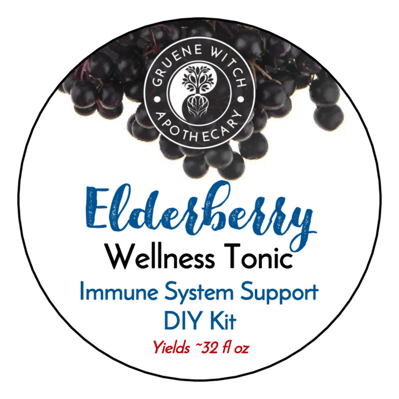 Elderberry Wellness Tonic - Immune System Support DIY Kit