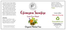 Load image into Gallery viewer, Organic Herbal Tea - Crimson Sunrise
