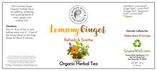 Load image into Gallery viewer, Organic Herbal Tea - Lemony Ginger
