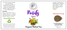 Load image into Gallery viewer, Organic Herbal Tea - Purify
