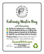 Load image into Gallery viewer, Culinary Muslin Bag
