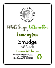 Load image into Gallery viewer, Smudges - White Sage Citronella &amp; Lemongrass
