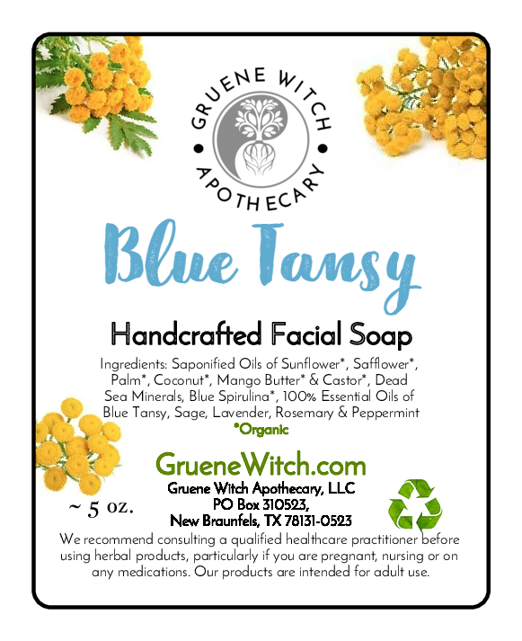 Handcrafted Soap - Blue Tansy Facial Bar