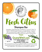 Load image into Gallery viewer, Shampoo Bar - Fresh Citrus
